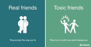 toxic vs. healthy